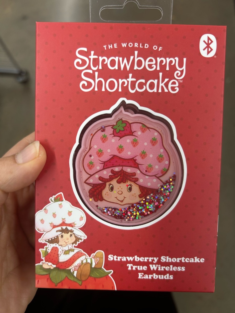 NWT Strawberry Shortcake Glitter True Wireless Earbuds